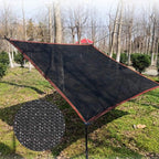 winemana 70% Black Shade Cloth, 12 x 8 FT Durable Mesh Tarp with Grommets, Resistant Garden Sun Shade Netting with Taped Edge for Plant Cover, Greenhouse, Patio, Tomatoes, Chicken Coop, Barn Kennel
