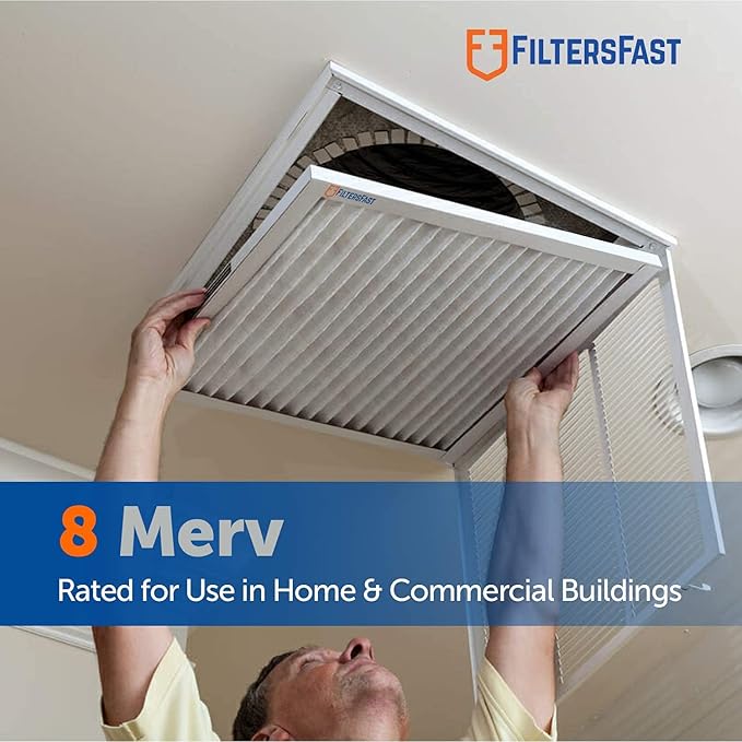 Filters Fast Compatible Replacement for White Rodgers 16x26x5 Air Filter MERV 8 F825-0548 Pleated AC Furnace, Actual Size: 16.12 x 25.75 x 4.87, 2-Pack