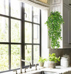 RECUTMS Artificial Plant Faux Plant Ivy Greenery Fake Hanging Plants Faux Greenery Plant Fake Ivy Leaf UV Resistant for Indoor Home Decor Outdoor Garden Yard Porch Wall Decoration 3 Packs（Green）