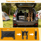 Wagons Carts Foldable,500 LBS Large Capacity Foldable Wagon Cart Collapsible Wagon with Wheels & Drink Holders,Utility Folding Cart for Camping Garden Beach Picinic Grocery Outdoor Shopping(Black)