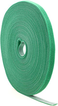 Reusable Plant Ties Hook and Loop Soft Garden Tape Roll Gentle Plant Supporting Ties Double Sided Self Gripping Adjustable Garden Staking Straps for Climbing Plants and Vines (1/2 Inch x 82 ft, Green)