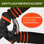 Gardening pruning shears, premium gardening pruning shears as sharp as a razor, heavy-duty gardening scissors — they can perfectly cut through anything in your yard.