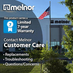 Melnor Turbo Oscillating Sprinkler, 2800 Sq Ft: Range Adjustable