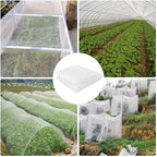 Fine Mesh Garden Netting for Protection, 10'x50' Vegetable Crop Covers Netting for Protect Fruits, Plants, Flowers, Greenhouse Cover Net, Patio Gazebo Screen Barrier