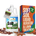 Soft Soil Liquid Soil Aerator & Lawn Treatment to Fix Compacted Soils, Improve Drainage with Non-Mechanical Liquid Application. 1 Gallon