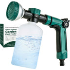 VENETIO 8-Dial Hose Attachment Spray Gun for Liquid Fertilizer/Soap | Precision Lawn & Garden Feeder for Uniform Fertilizing and Watering Plants | Hose-End Nozzle Sprayer with 16oz Bottle