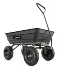 Gorilla Carts Heavy-Duty Poly Garden Dump Cart, 4 Cu Ft, 600 lb Capacity