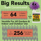 Trifecta Crop Control Super Concentrate All-in-One Natural Pesticide, Fungicide, Miticide, Insecticide, Help Defeat Spider Mites, Powdery Mildew, Botrytis, Mold, and More on Plants - Gallon