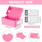 12 Sets Mini Shoe Gifts Boxes for Party Favors 4.7 x 2.5 x 2 Inch Sports Mini Sneaker Box with Editable Label for Candies Cookies Snacks (Light Pink, 4.7 x 2.5 x 2 Inches)