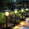 Greluna Solar Lights Outdoor,12 Pack 3000K Waterproof Auto On/Off Solar Pathway Lights for Your Garden, Landscape, Path, Yard, Patio, Driveway,Walkway Decor