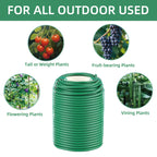 QenFree Garden Wire, 66FT Soft Plants Ties, 3.5mm Flexible Garden Ties for Climbing Plants, Vines Plant, Tomatoes, Flowers, Roses Plant Support