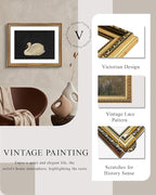VIYYIEA Gold Framed Wall Art Canvas Print Home Decor Wall Decorations Grace Swan Art Painting Pictures Rustic Bathroom Wall Decor Farmhouse Wall Decor for Living Room Bedroom Office Decor 16x20in