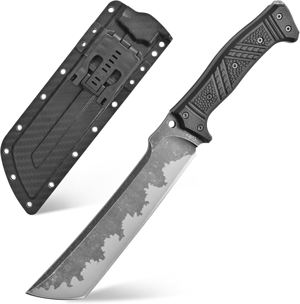 GTK1 Fixed Blade Knife DC53 Steel Blade Nylon Fiberglass Handle Full Tang EDC Tool Knifes for Outdoor Camping Survival Adventure Bushcraft