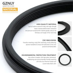 43mm to 62mm Step-up Adapter Rings Filter Adapter Black Metal Step Down Filter Ring Adapter Compatible with All Brand UV CPL ND Camera Lens Filter Stepping Rings (43mm-62mm)