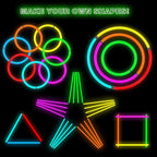 Ultra Bright Halloween Glow Sticks - 500PRO Party Pack with Connectors for Christmas, Neon Birthday and Holidays - Multicolor 8" Glow Sticks Necklaces Bulk