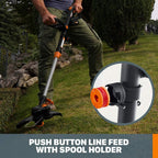 Worx String Trimmer/Edger/Lawn Mower 3-in-1 Grass Trimmer GT Revolution 20V 12" (2 Batteries & Charger Included) WG170