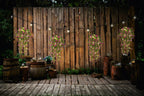 RECUTMS Artificial Hanging Plants with Lights Fake Hanging Plant Faux Eucalyptus Leaf Greenery Vine Outdoor UV Resistant Plastic Plants Home Garden Wedding Party Indoor Outdoor Decorations (Fuchsia)