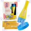 Uncle Bubble Blower for Kids and Toddlers, Mini Bubble Blower Makes Thousands of Bubbles Ease, Plastic Reduction Version