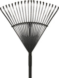 Yard Butler World’s Greatest Leaf Rake | Heavy Duty All Steel Rake with Ergonomic Garden Claw, 20 Free-Floating Tines & Long Metal Handle – Lawn, Yard, Bed, Landscape for Leaves, Grass & Debris, 18"