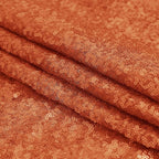 Sugargirl Orange Sequin Backdrop Curtain 4 Panels 2FTx8FT Glitter Orange Background Drapes Sparkle Photography Backdrop for Party Wedding Birthday Wall Decoration