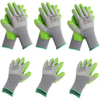 WORKPRO 6 Pairs Garden Gloves Men and Women with Eco Latex Palm Coated