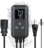 DIGITEN Waterproof Temperature Controller DTC310 Digital Temperature Controller Aquarium Temperature Controller Greenhouse Thermostat for Heater 10A Outdoor Heat Mat Thermostat Controller for Seedling
