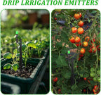 30 Pcs 12.8" Irrigation Drip Support Stakes 1/4 Inch Drip Irrigation Stakes for 1/4 Inch Drip Irrigation Tubing Hose Holder Drip Irrigation Support Stakes for Gardens Irrigation Supplies