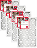 True Blue 20x25x1 MERV 11 Allergen Air Filter (4-Pack) | Electrostatic Pleated HVAC Furnace Air Filter | Replacement Filter for Home Use | Made in USA