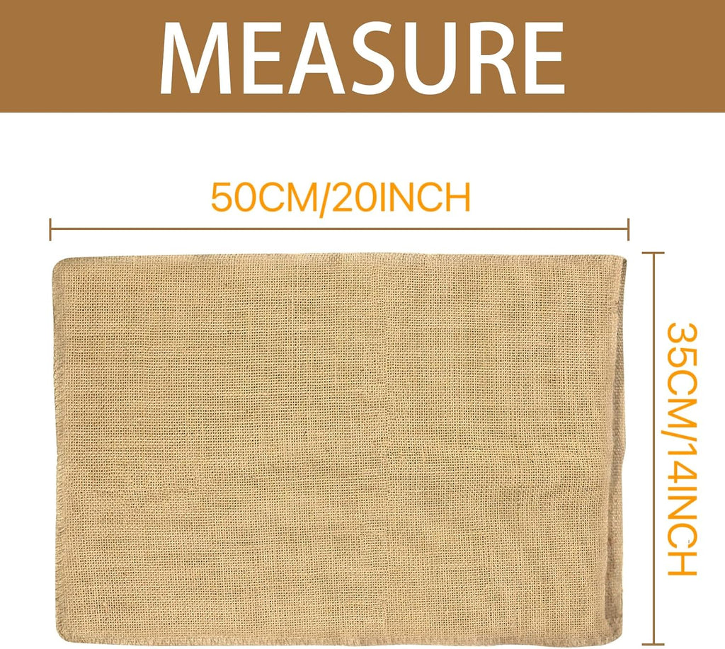 Zplontya 10pcs Middle Burlap Bags-14x20 Inch Natural Jute Burlap Sacks, Reusable Plant Grow Bags Root Vegetable Holders, Strong Potato Sacks for Gardening Planting Food Storage