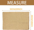 Zplontya 10pcs Middle Burlap Bags-14x20 Inch Natural Jute Burlap Sacks, Reusable Plant Grow Bags Root Vegetable Holders, Strong Potato Sacks for Gardening Planting Food Storage