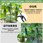 Scrog Net 2x2 Trellis Net for Grow Tent, Elastic Heavy Duty Trellis Netting with Hooks for Indoor Plant Growing Tents, Hydroponics, Trellis for Climbing Plants Outdoor