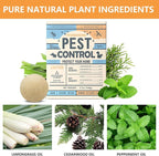 Pest Repellent Balls - Repel Rodent with Peppermint, High-Strength Mice, Mouse, and Rat Repellent - Effectively Deters Spiders, Roaches, Ants, Moths & Pests - 10-Balls
