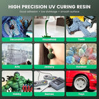 SUNLU 3D Printer Resin, 1kg Fast Curing Standard 3D Resin for LCD DLP SLA Resin 3D Printers, 395-405nm UV Light Curing 3D Printing Liquid Photopolymer Resin, Low Shrinkage, High Precision, 1000g, Grey