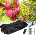 50'x50' with 2" Mesh Bird Netting for Chicken Coop with Bird Scare Tape, Hawk Nettings for Chicken Run, Heavy Duty Poultry Nettings Chicken Netting Roof Deer Net