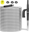 SPECILITE Metal Garden Hose 100ft Heavy Duty 304 Stainless Steel Water Pipe for Yard, Outdoor - Durable, Tough & Flexible, Kink & Tangle Free, Pet-proof, Puncture Resistant with Independent Grip