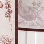 Maison d' Hermine Table Runner 100% Cotton Single Layer Table Runners 72 inches Long for Thanksgiving Christmas Decorations Home Kitchen Dining Party Wedding (Holy Jouy - Brown, 14.5" x 72")