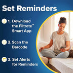 Filtrete 16x25x1 AC Furnace Air Filter, MERV 13, MPR 1900, Premium Allergen, Bacteria&Virus Filter, 3-Month Pleated 1-Inch Electrostatic Air Cleaning Filter, 2-Pack (Actual Size 15.719x24.72x0.78 in)