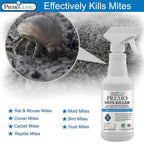 Premo Guard Natural Mite Spray – 16 oz Bottle – Plant Based Treatment for Dust, Spider, Carpet, Bird, Rat Mites – Safe for Families, Pet, Home, Bedding & Furniture When Used As Directed