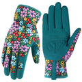 fauson Gardening Gloves - Gardening Gloves for Women Firm Grip Breathable Garden Gloves Puncture-Resistant Work Gloves Green