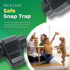 Rat Traps Indoor and Outdoor - 4 Pack Dual-Entry Large Rat Trap Outdoor and Indoor for Home, Garden and Restaurant with 99.9% Trap Rate | Easy to Use Rodent Traps with Safe Hands Free Design - UCatch