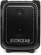 ECOXGEAR: EcoBoulder Ultra – 121dB Loud Rugged Bluetooth 5.1 Speaker, IP67 Waterproof, Drop and dustproof with Party Lights, 50+ Hours runtime, it Even Floats – Black
