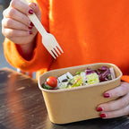 MATANA 200 Pack 100% Natural Disposable Wooden Cutlery Set (50 Forks, 50 Knives, 50 Spoons, 50 Dessert Spoons) Recyclable Compostable Silverware, Biodegradable Bamboo Utensils for Garden Parties