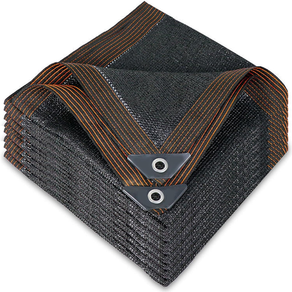 winemana 70% Black Shade Cloth, 10 x 20 FT Durable Mesh Tarp with Grommets, Resistant Garden Sun Shade Netting with Taped Edge for Plant Cover, Greenhouse, Patio, Tomatoes, Chicken Coop, Barn Kennel