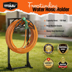 YFFSRJDJ Garden Hose Reel, Heavy Duty Water Hose Holder for Outside