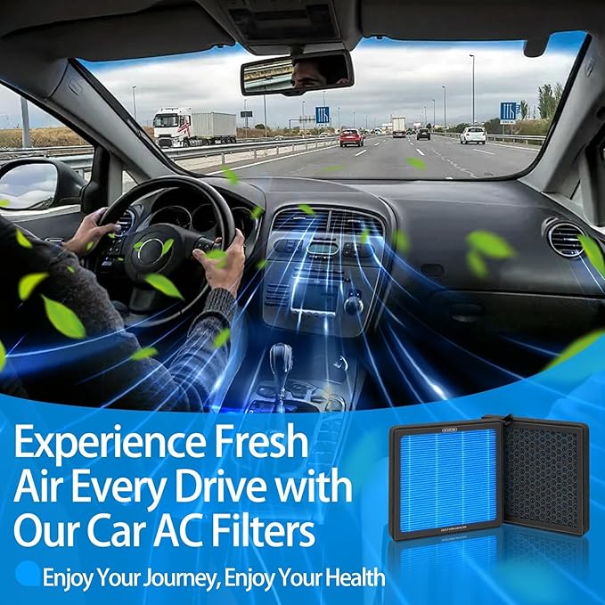 CF10285 (CP285) Cabin Air Filter with Activated Carbon Beads – Fits Toyota & Lexus Vehicles: Camry, RAV4, Highlander, Corolla, 4Runner, Tundra, Prius, Subaru, Avalon | Honeycomb Structure