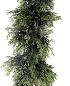 RECUTMS Artificial Garland 1pcs Fake Vines Ivy Greenery Stiff Leaves Plants Table Decor Faux Hanging Plastic Plant for Indoor Outdoor Home Party Wall Mantle (Green H)