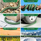Garden Hose 75 ft Flexible Non-Expandable Water Hose Kink-Free Ultra Lightweight Leak-Proof Durable Portable Wear-Resistant Hoses Pipe with 3/4" Brass Fittings for Outdoor Yard Lawn Car Wash