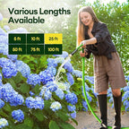 Maygrove 25 ft Garden Hose, 5/8 in ID, Heavy-Duty, Leakproof, Kink-Resistant Water Hose with Swivel Brass Fittings, 600 PSI Burst Rating, Ideal for Car Wash & Lawn Watering