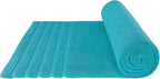 American Soft Linen 35x70 Jumbo Large Bath Towels, 600 GSM 100% Cotton Turkish Bath Sheet, Oversized Luxury Bath Towels for Bathroom Beach and Pool, Aqua Blue