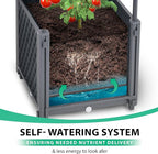 Tomato Planter with Metal Trellis,Self Watering Raised Garden Bed,for Garden Planter for Tomato Pots for Tomatoes Box Outdoor Planter for patio,Heavy Duty Container Planter for Climbing Vegetables
